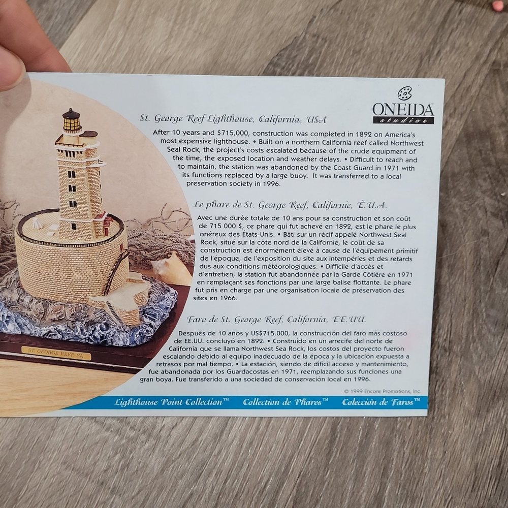 Oneida studios Lighthouse. Nautical Home Decor - Picture 9 of 12